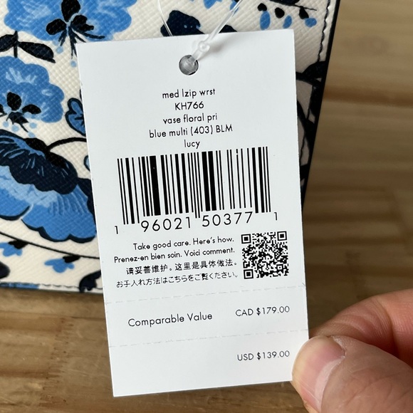 Kate Spade medium L-zip wristlet🎈🎈 - Picture 5 of 10